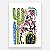 Xilogravura "Mandacaru e Coroa de Frade" M 2026 - Edna - PE - Imagem 1