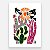 Xilogravura "Cactos Coloridos" M - Edna - PE - Imagem 1
