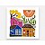 Xilogravura Quadrada "Vila do Sertão 1" M 2026 - Edna - PE - Imagem 1
