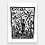 Xilogravura "Enxada nos Racistas" M 2026 - Bacaro Borges - PE - Imagem 1