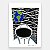 Xilogravura "Astronauta" G 2026 - Bacaro Borges - PE - Imagem 1