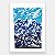 Xilogravura ''36 Pássaros Degradê Azul" G 2026 - Pablo Borges - PE - Imagem 1