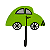 Cabideiro Carro PP Verde Claro - Gervásio - MG - Imagem 1