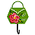 Cabideiro Bolsa Flor 1 PP - Gervásio - MG - Imagem 1