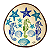 Cuia Conchas e Estrelas do Mar - Tita - PE - Imagem 1