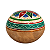 Caixa Bola Bordada - Pedra Sabão - MG - Imagem 1