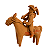 Miniatura Tradicional Homem a Cavalo - Elias Vitalino - PE - Imagem 2