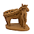 Miniatura Tradicional Burro de Carga - Elias Vitalino - PE - Imagem 2