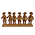 Miniatura Tradicional Banda de Pífano - Elias Vitalino - PE - Imagem 1