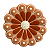 Flor de Parede 10cm Rosa - Adrielly - Vale do Jequitinhonha - MG - Imagem 1
