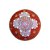 Mandala de parede vermelha - Nusa - Vale do Jequitinhonha - MG - Imagem 1