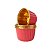 Forminhas Para Cupcake Forneaveis Vermelha Lisa Com Dourado 20 Un Cod 2010 - Imagem 1