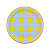Prato Papel Xadrez Amarelo Junina - Imagem 1