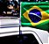 Bandeira Brasil P/Carro Copa do Mundo 01 Un - Imagem 2