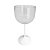 Taça Gin Cristal Transparente com Base Solida Branco - Imagem 1