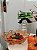 Cesta Decorativa Teia de Aranha Laranja Halloween 27cm x 8cm - Imagem 3