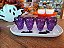 Mini Copinho Caveira Roxo Halloween 04un. 55ml SIlver - Imagem 2