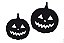Silhueta Decorativa Halloween Abóbora 02 un. Cromus - Imagem 1