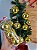 Bola Lisa 8 cm Ouro/ Dourada 03 un. para Árvore de Natal - Imagem 2