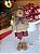 Enfeite Rena Natal Casaco Pelinho Em Pe 36cm 01un. - Imagem 2