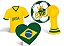 Silhueta Decorativa Copa do Mundo Brasil 2022 04 un. Cromus - Imagem 1