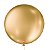 Balão 5 polegadas Metalizado Redondo Dourado 25 un São Roque - Imagem 1