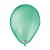 Balão 7 polegadas Liso Verde Tiffany 50 un São Roque - Imagem 1