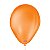Balão 7 polegadas Liso Laranja Mandarim 50 un São Roque - Imagem 1