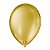 Balão 9 polegadas 23cm Cintilante Dourado 25 un. São Roque - Imagem 1