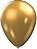 Balão 9 polegadas 23cm Metalizado Dourado 25 un. São Roque - Imagem 1