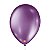 Balão 9 polegadas 23cm Metalizado Roxo 25 un. São Roque - Imagem 1