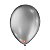 Balão 9 polegadas 23cm Metalizado Prata 25 un. São Roque - Imagem 1