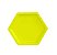 Bandeja Sextavada 150Mm Amarelo Neon - Imagem 1