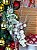 Galho Decorativo  Berry Branco E Verde 38Cm Natal - Imagem 3