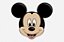 Rosto Decoração EVA Mickey 01 un. Disney - Imagem 1