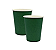 Copo de Papel Verde Bandeira 270ML 10 Un - Imagem 1