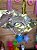 Tiara Carnaval Sol Eva Glitter Dourado 19cm 01 un. - Imagem 2
