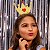Tiara Carnaval Coroa Princesa Dourado/Vermelho Eva Glitter - Imagem 3