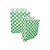 Saquinho xadrez verde 50 un 8cm x14cm - Imagem 1