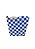 Cachepot xadrez azul royal montado 6 un - Imagem 1