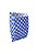 Saquinho xadrez azul royal 50 un 8cm x14cm - Imagem 1
