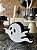 Suporte Pirulito G Halloween Fantasma 21x13x5 Preto Branco - Imagem 2