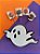Suporte Pirulito G Halloween Fantasma 21x13x5 Preto Branco - Imagem 1
