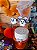 Topo Palito Halloween EVA Fantasminhas 4 un. - Imagem 2
