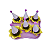 Mini Chapeuzinho Pompom Candy Lilás - Imagem 5