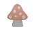 Suporte Pirulito G Cogumelo Rosa AC 15x17x6cm - Imagem 1
