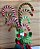 Galho Decoração Natal 8 Bengalas Candy 35cm Cores Poinsetia - Imagem 3