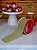 Fita Decorativa Natal Tela Glitter Dourado 6,3cm x 9,14m 1un - Imagem 2