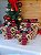 Caixas de Presente Decorativas Árvore Natal Laço Xadrez Vermelho 3Un - Imagem 2
