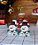 Caixa Cestinha Chocolate Boneco De Neve Natal 8Un - Imagem 3